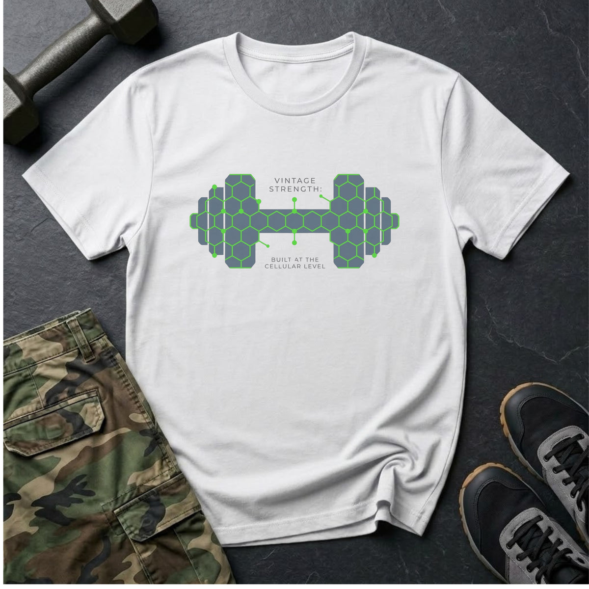 Dumbell Cellular Level - T-Shirt