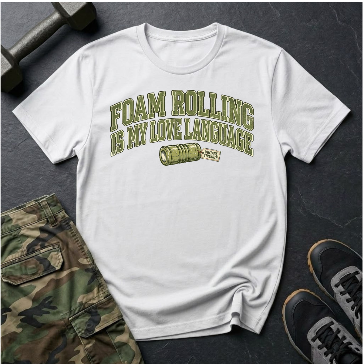 Foam Roller Language - T-Shirt