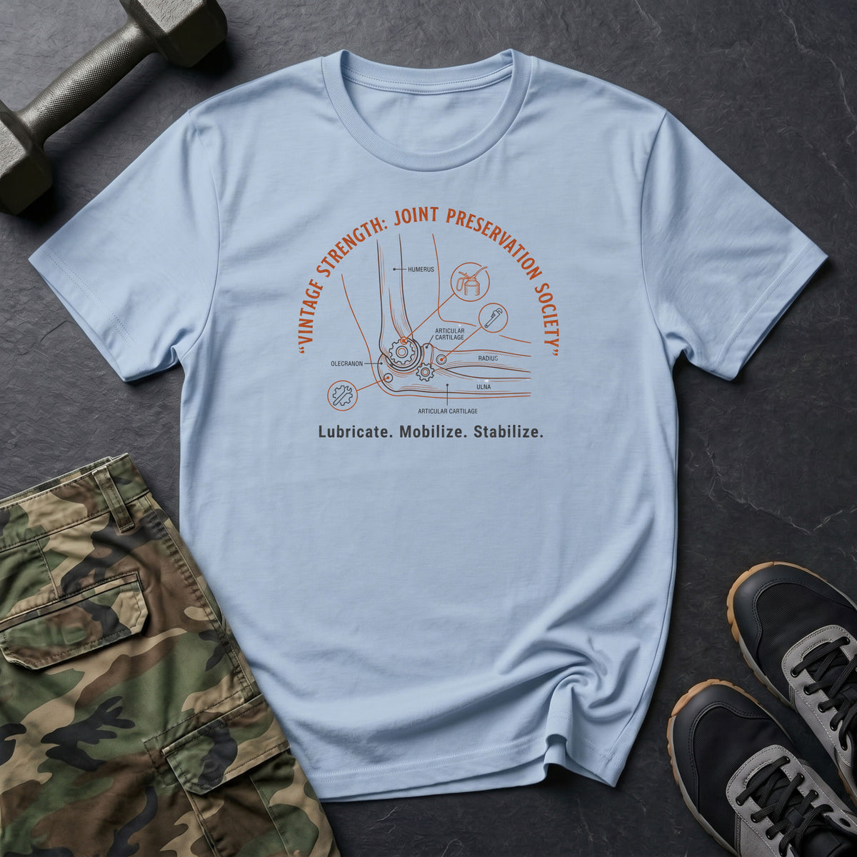 Lubricate, Mobilize, Stabalize T-Shirt
