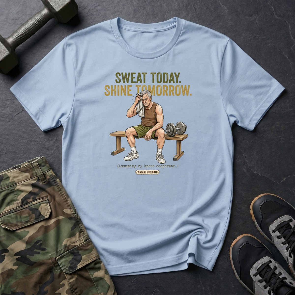 Sweat Today, Shine Bench T-Shirt