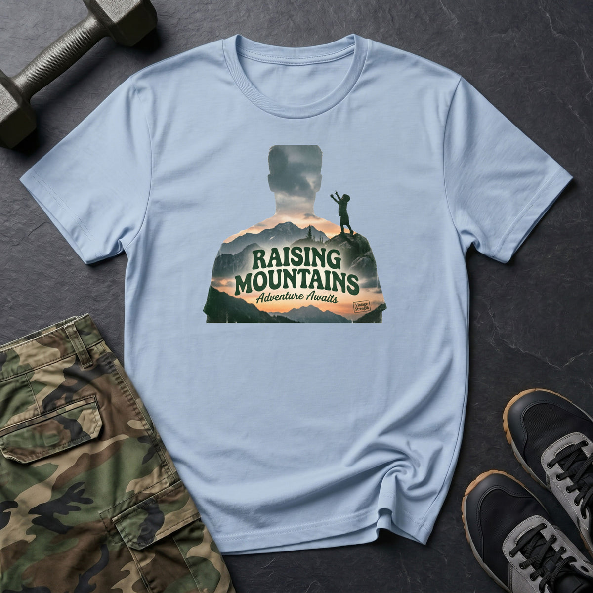 Dad - Raising Mountains T-Shirt