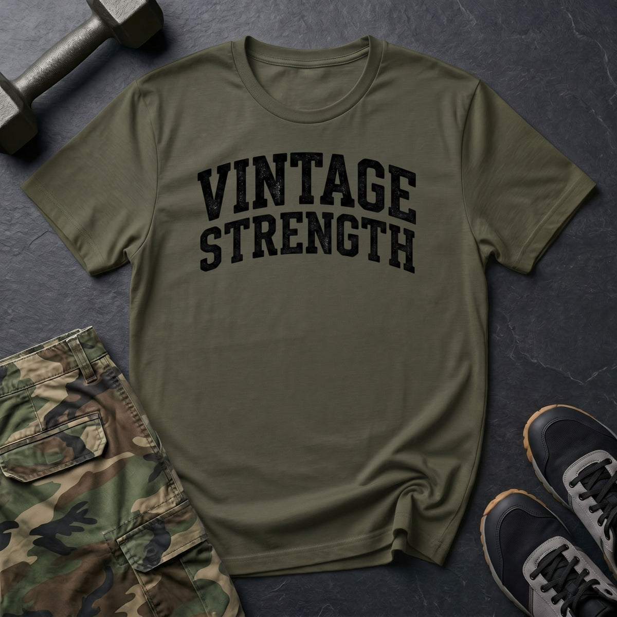 Vintage Strength Title T-Shirt