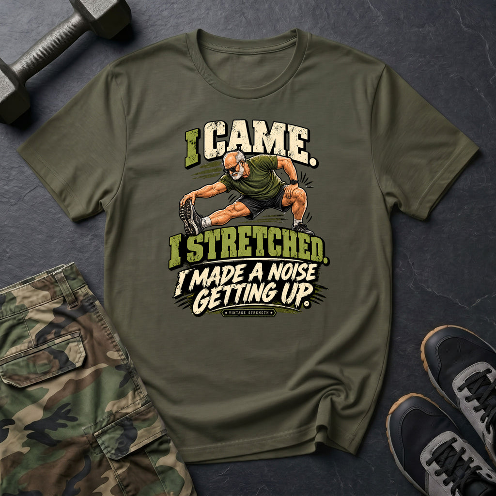 Stretching Comic T-Shirt