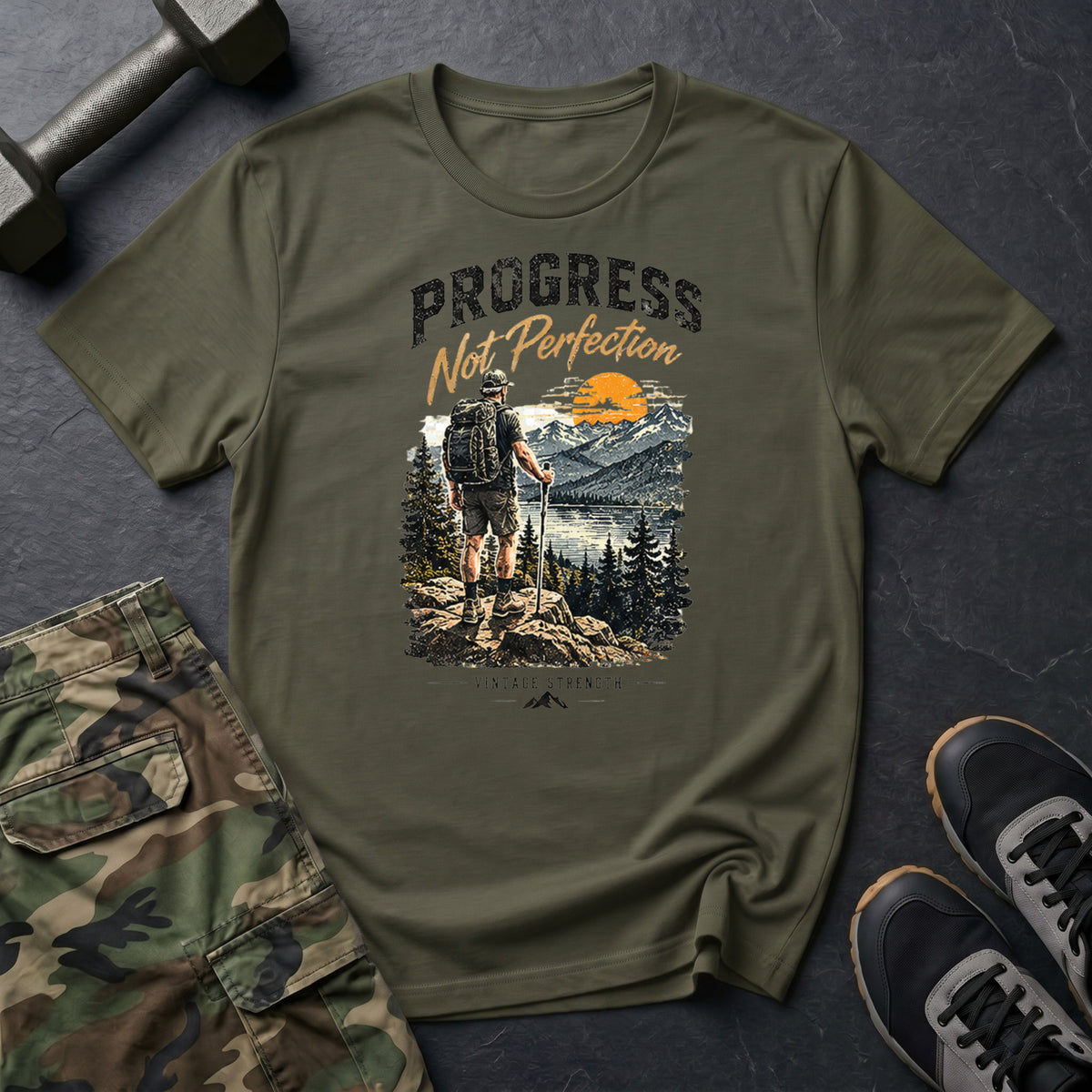 Progress Not Perfection - Trail T-Shirt