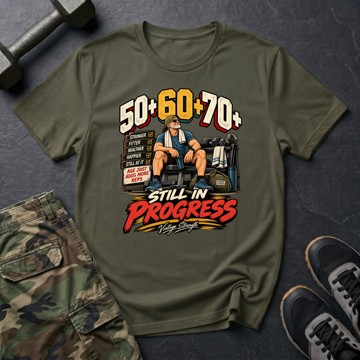 50 60 70 T-Shirt