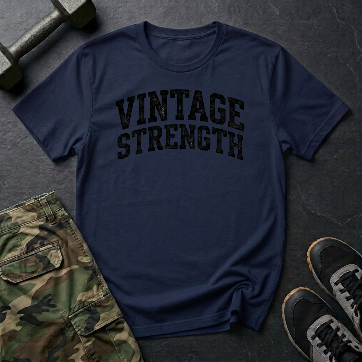 Vintage Strength Title T-Shirt