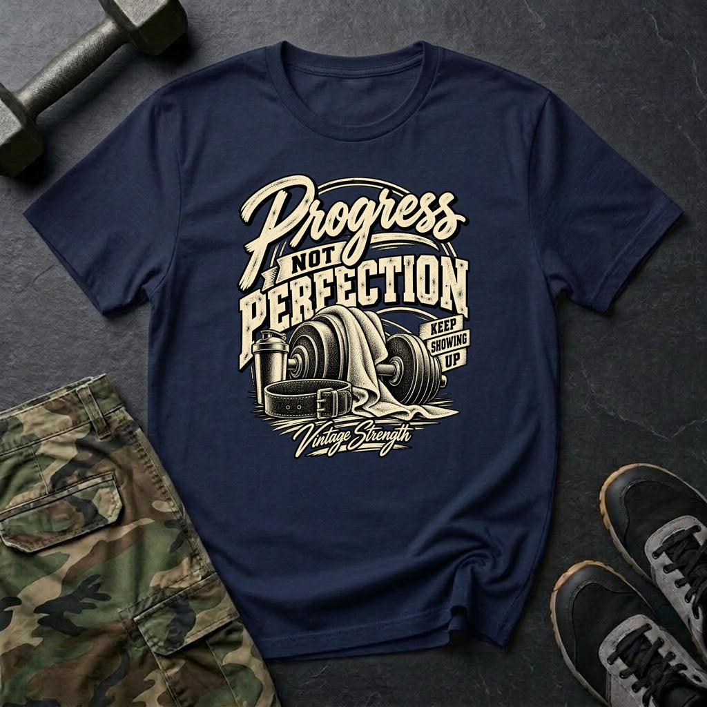 Progress Not Perfection - Keep Showing Up T-Shirt