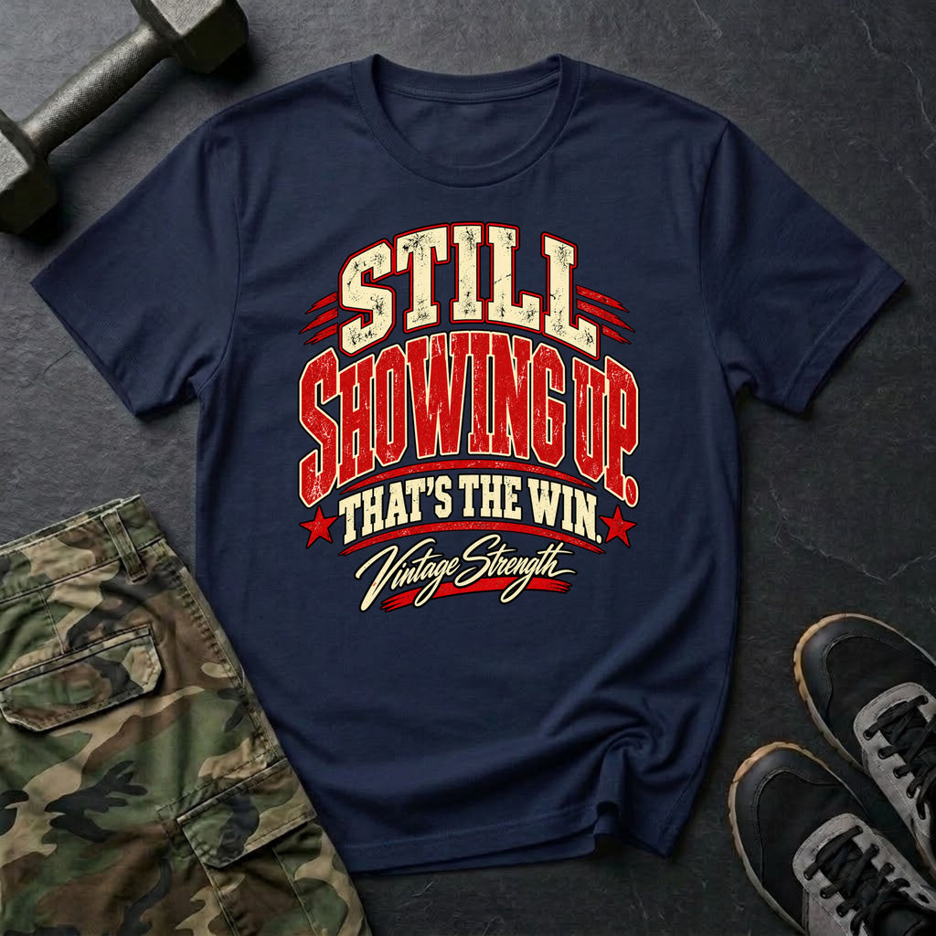Showing Up Win Red T-Shirt
