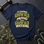 Rather Move Text T-Shirt