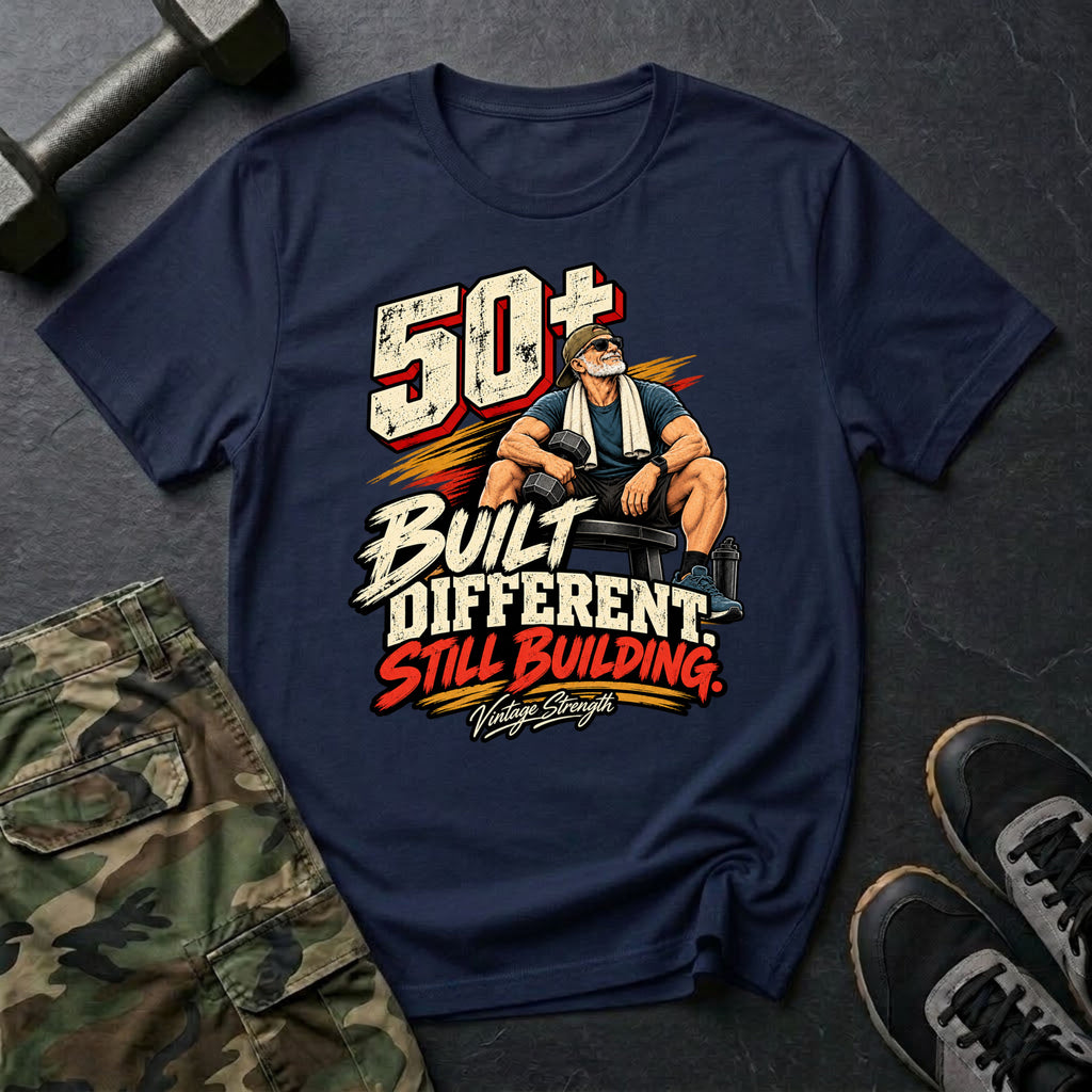 50+ Built Different T-Shirt