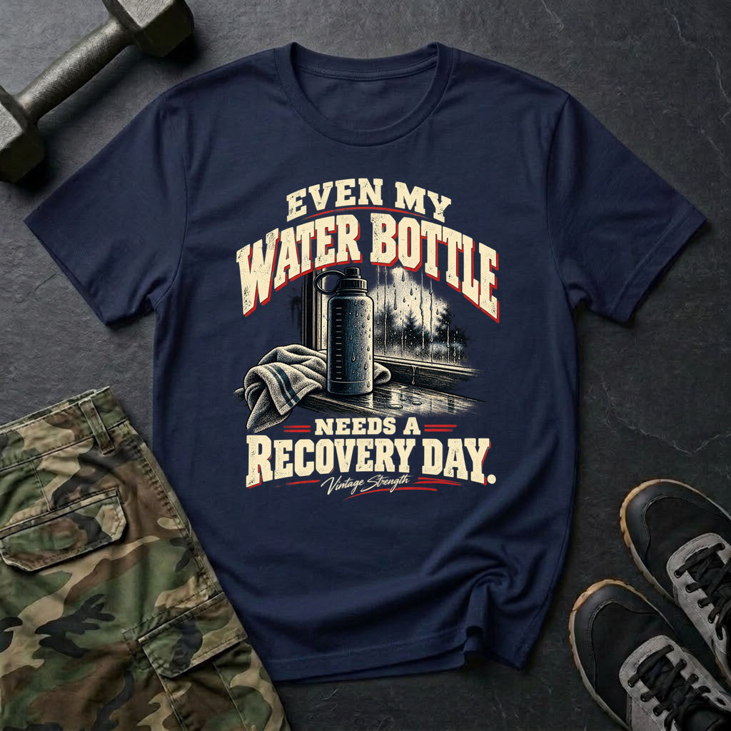 Waterbottle Recovery White T-Shirt
