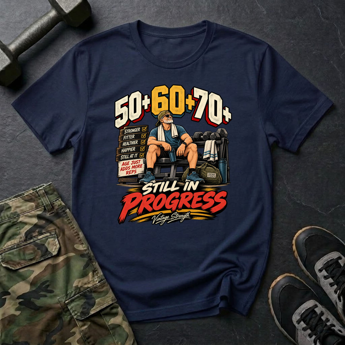 50 60 70 T-Shirt