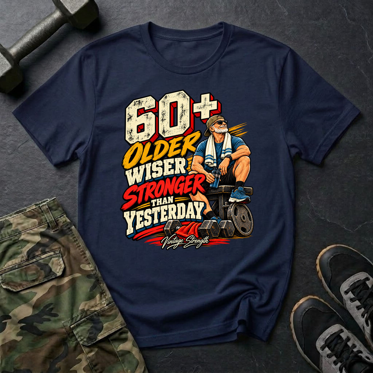 60+ Older Wiser T-Shirt