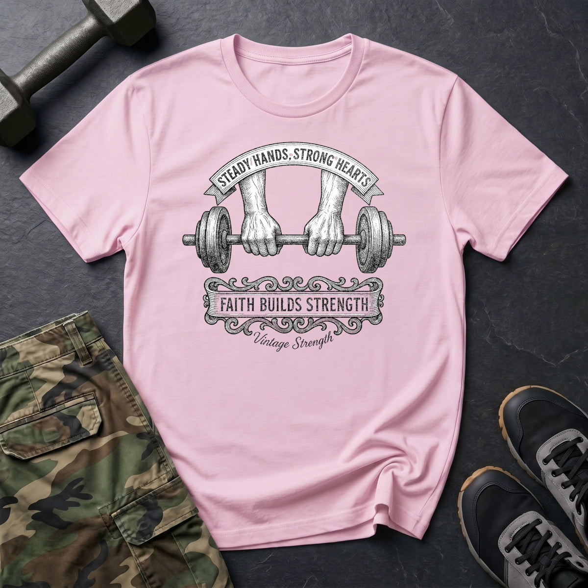 Steady Hands Strong Hearts T-Shirt