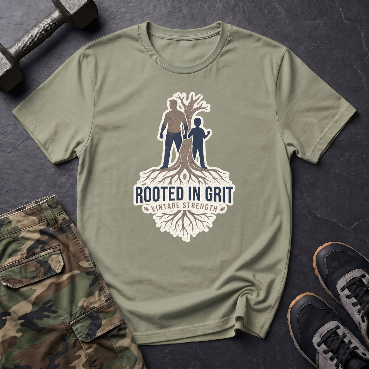 Dad - Rooted in Grit T-Shirt