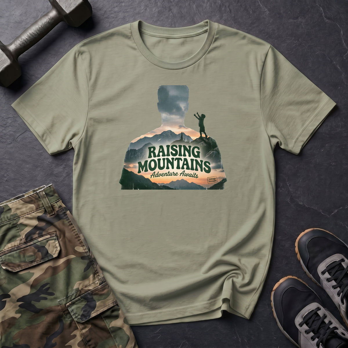 Dad - Raising Mountains T-Shirt