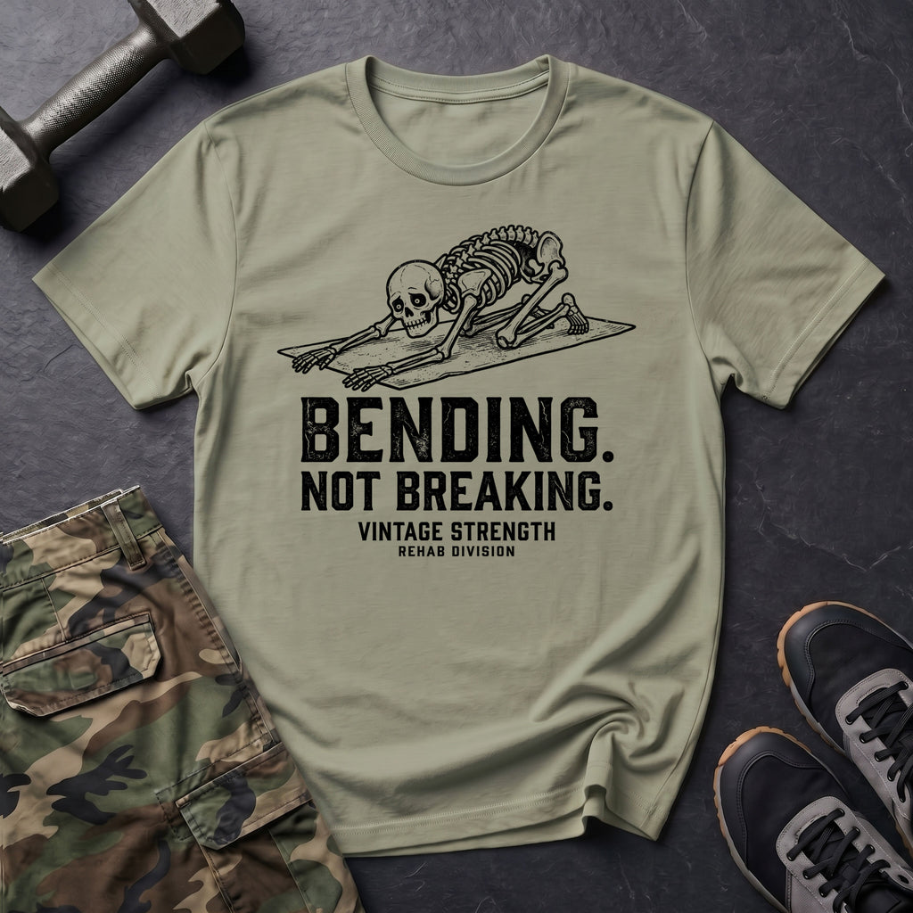 Skeleton Bending Not Breaking T-Shirt