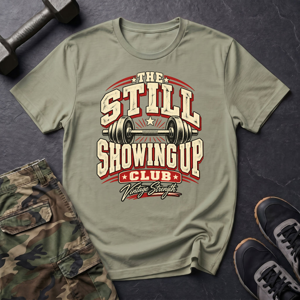 Showing Up Win White T-Shirt