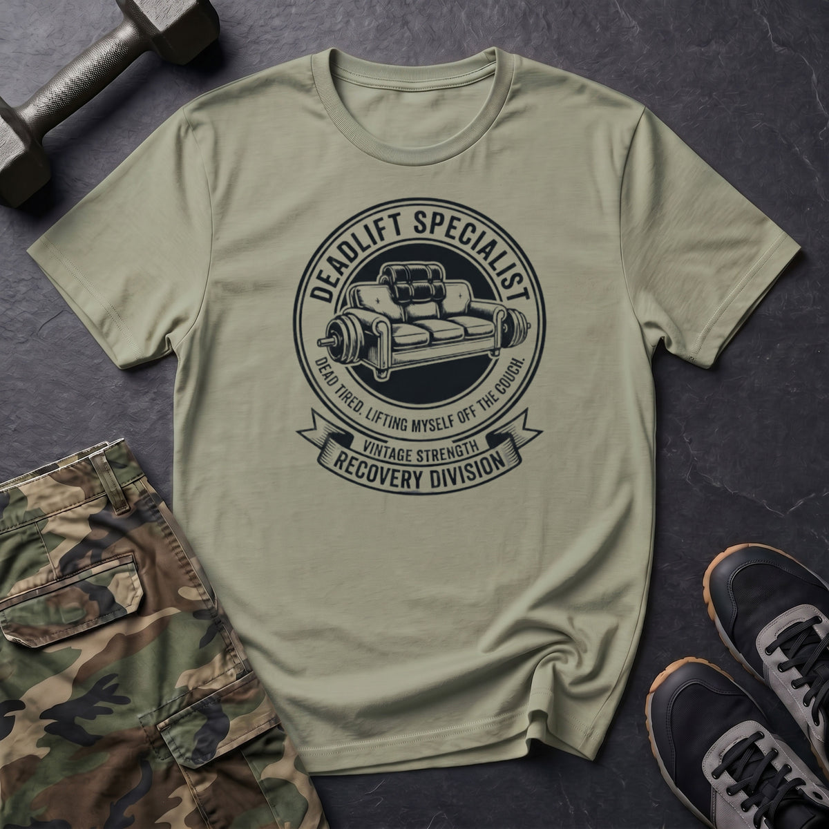 Deadlift Off Couch T-Shirt