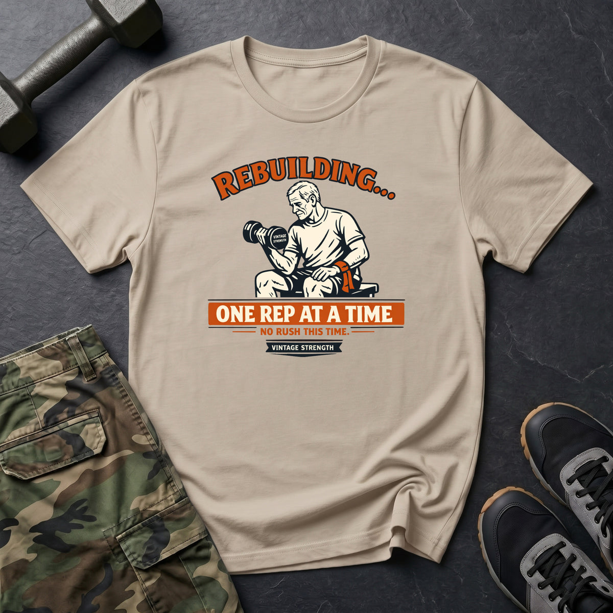 Rebuilding, one rep at a time - T-Shirt