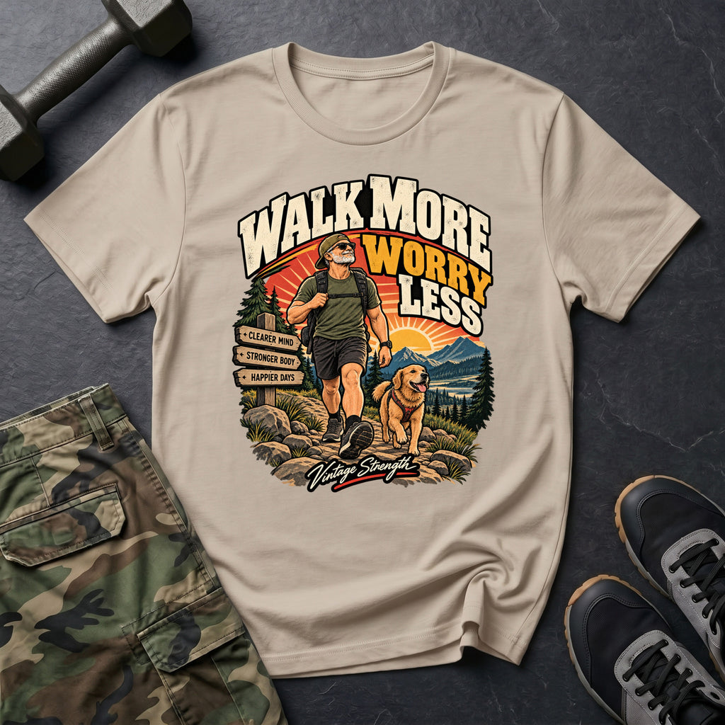Walk More Worry Less T-Shirt