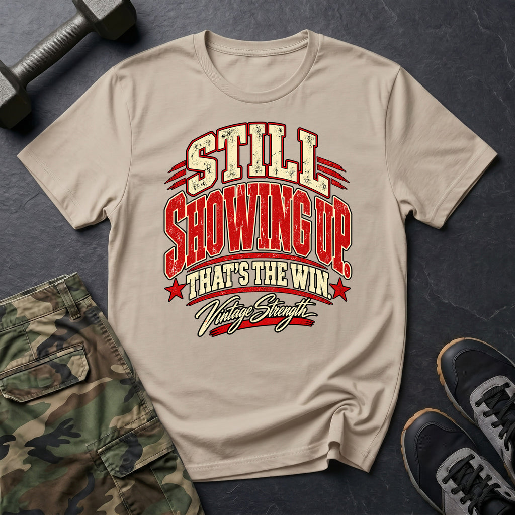 Showing Up Win Red T-Shirt