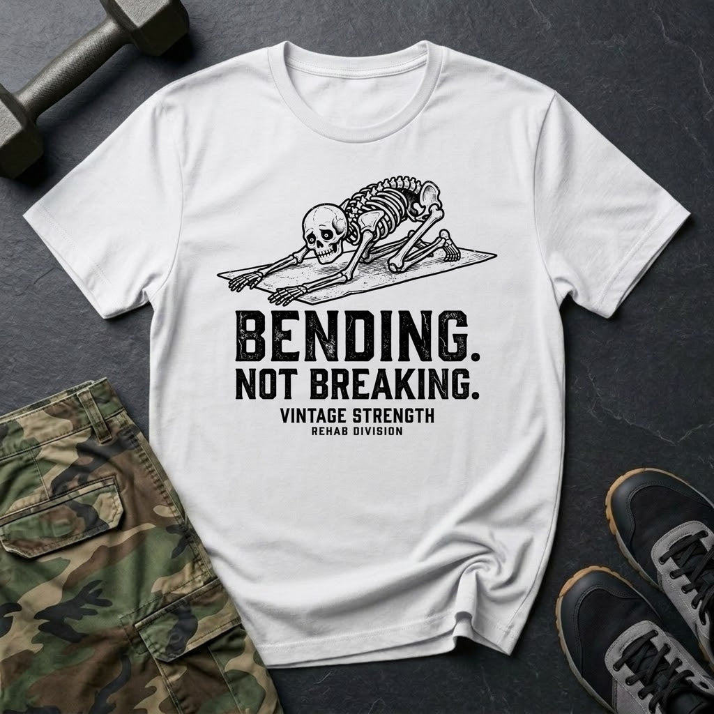 Skeleton Bending Not Breaking T-Shirt