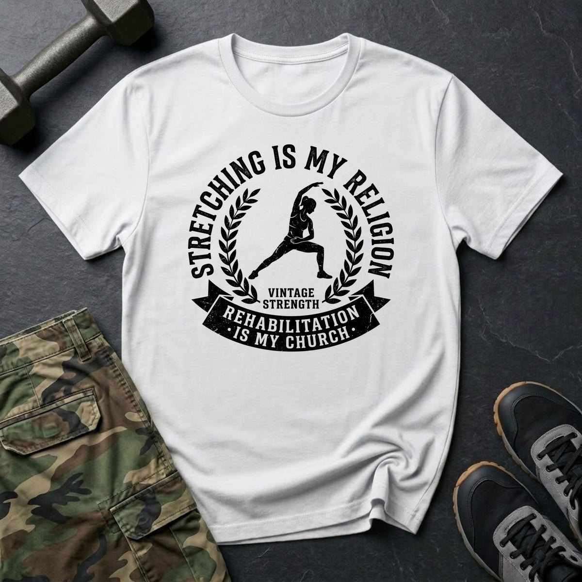 Stretching Is My Religionn T-Shirt