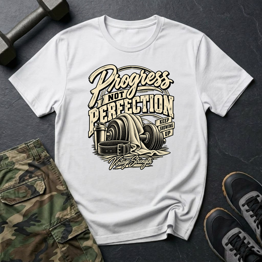 Progress Not Perfection - Keep Showing Up T-Shirt