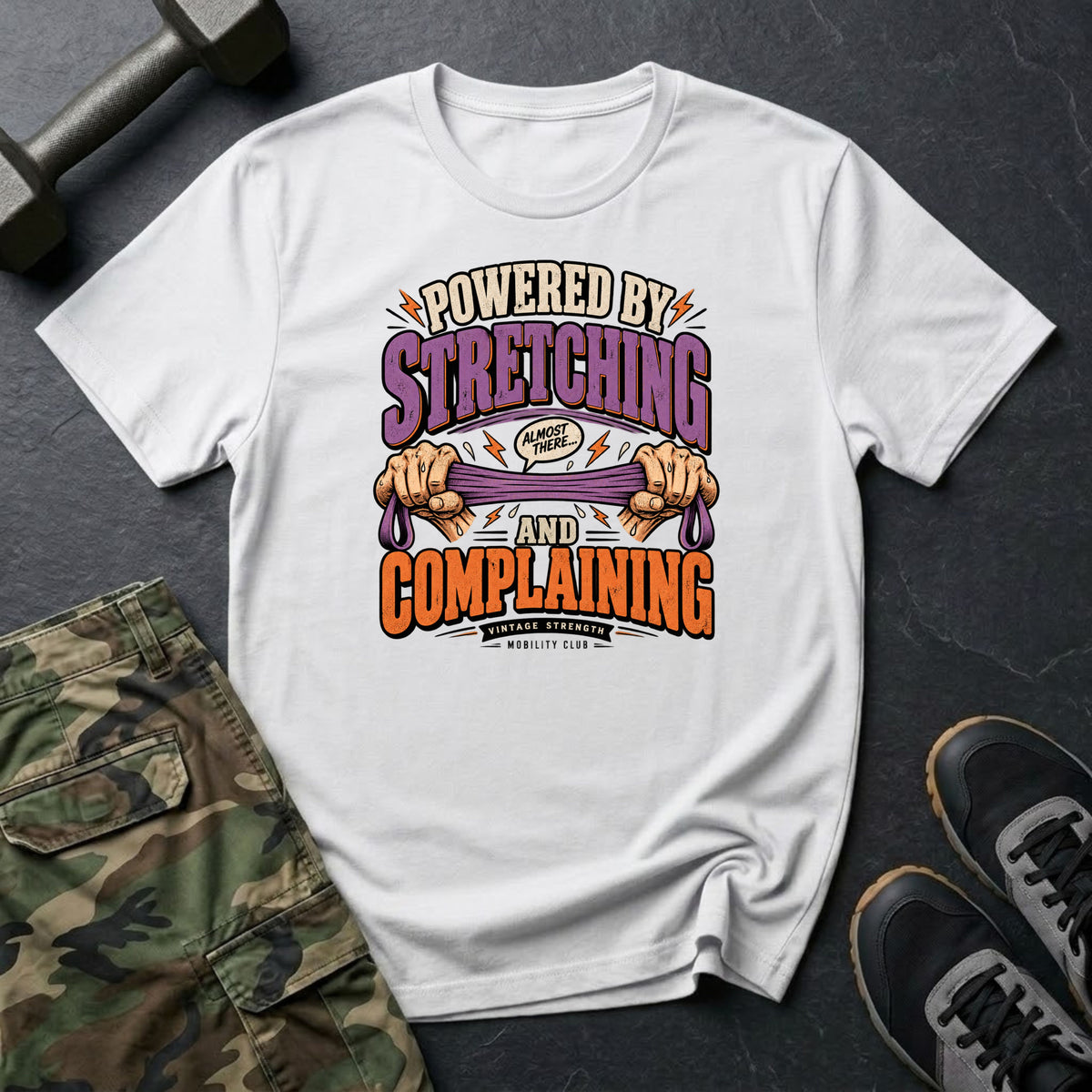 Powered By Stretching T-Shirt