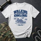 Walking System Shoe T-Shirt