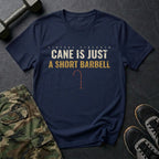 Cane Is Just a Short Barbell T-Shirt in Navy