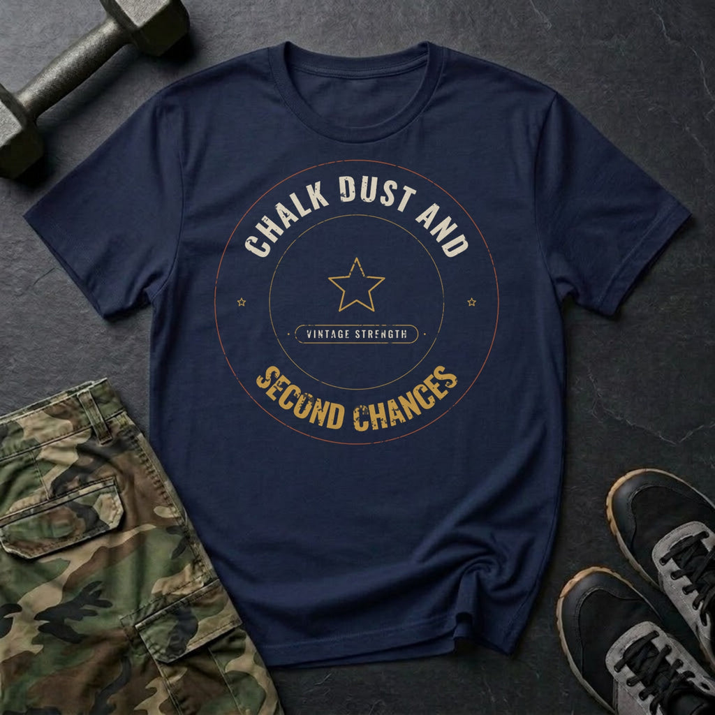 Chalk Dust and Second Chances T-Shirt in Navy