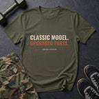 Classic Model, Upgraded Parts T-Shirt in Military Green