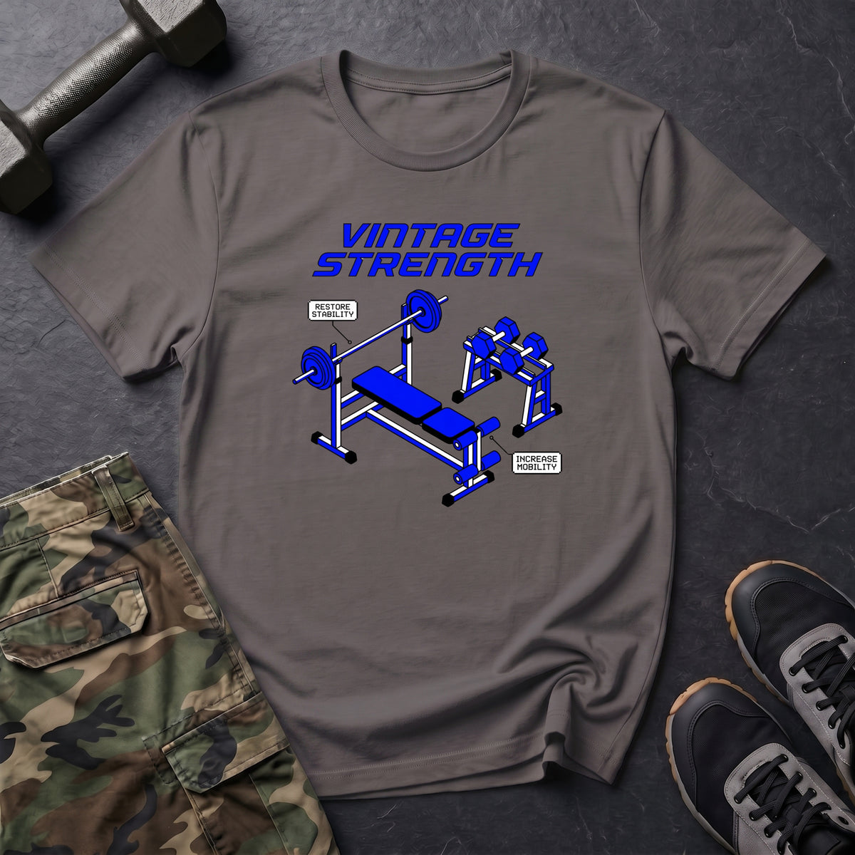 Bench, Stabilty, Mobility - T-Shirt