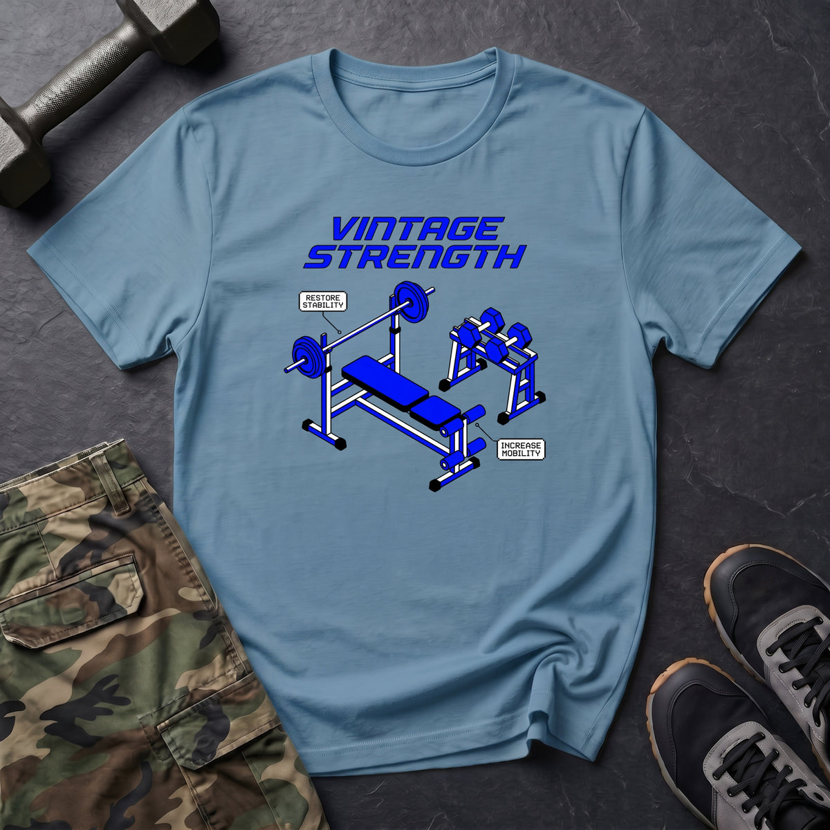 Bench, Stabilty, Mobility - T-Shirt