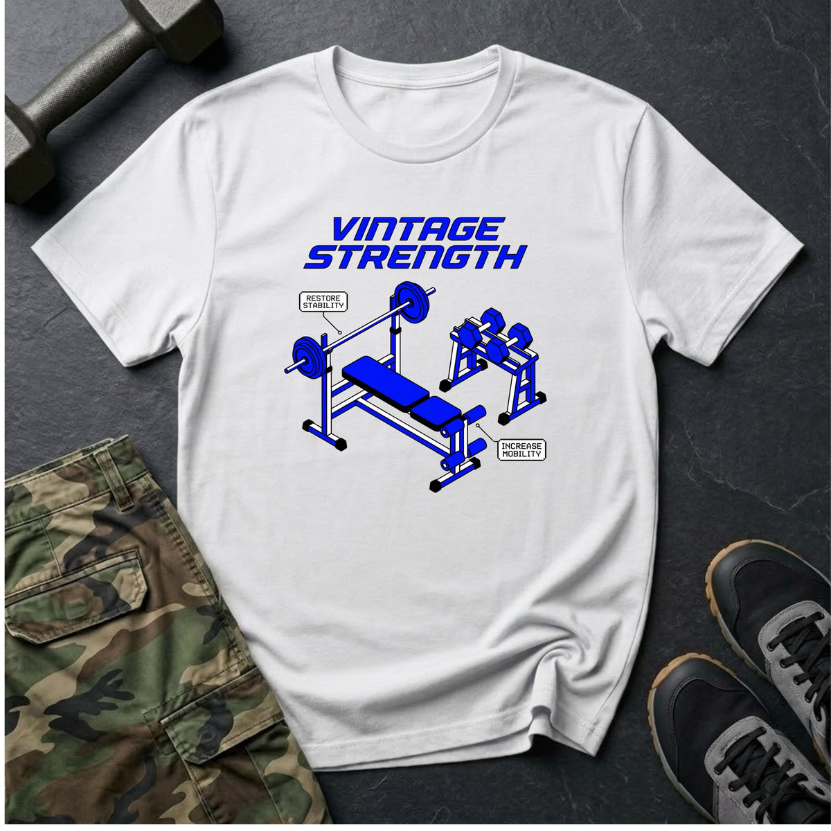 Bench, Stabilty, Mobility - T-Shirt