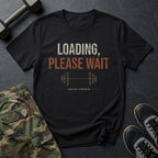 Loading, Please Wait T-Shirt in Black