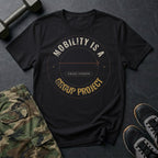 Mobility Is a Group Project T-Shirt in Black