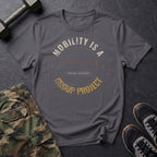 Mobility Is a Group Project T-Shirt in Charcoal