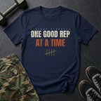 One Good Rep at a Time T-Shirt in Navy