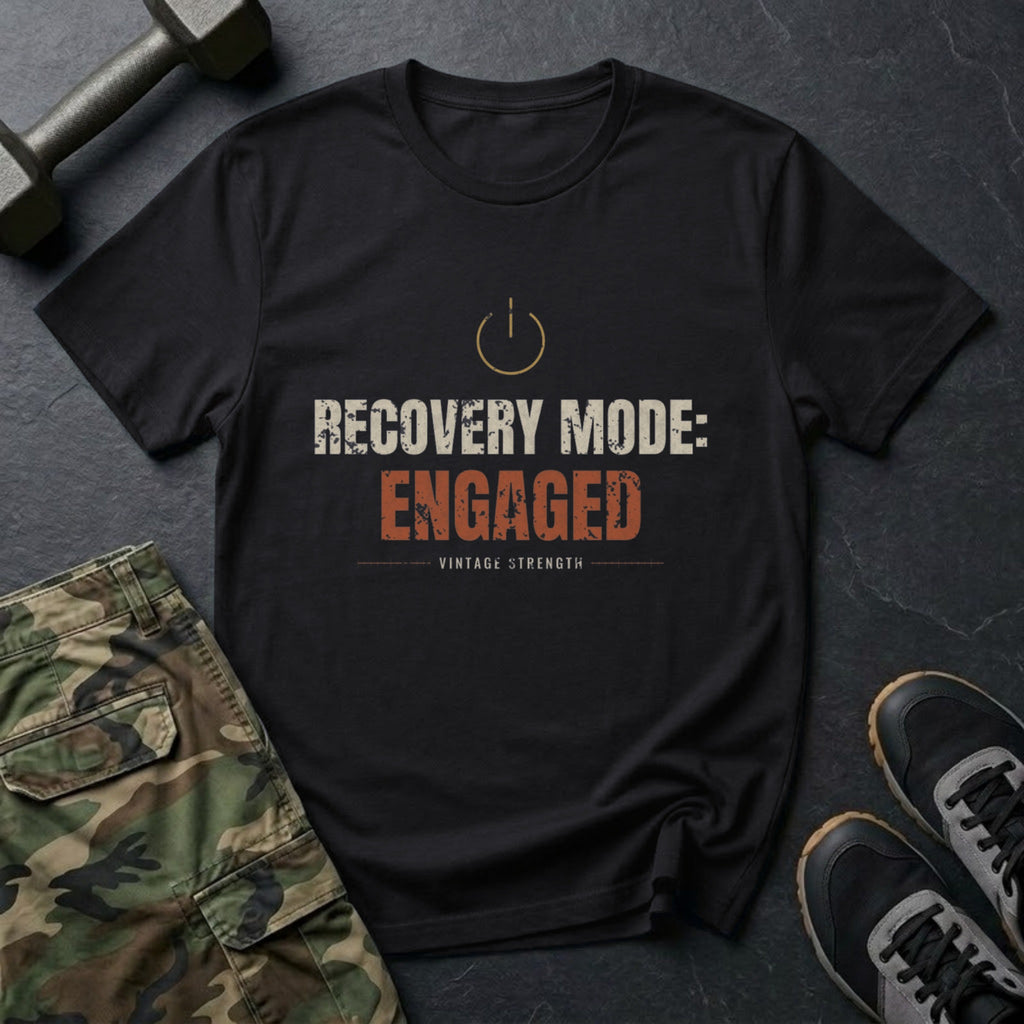 Recovery Mode Engaged T-Shirt in Black