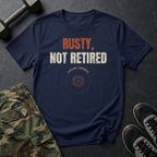 Rusty, Not Retired T-Shirt in Navy