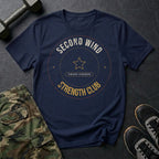 Second Wind Strength Club T-Shirt in Navy