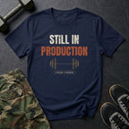 Vintage Strength Still in Production T-Shirt in Navy